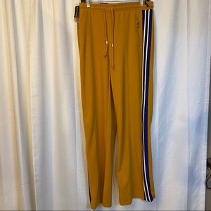 BoomBoom Jeans Mustard Yellow Track Pants NWT